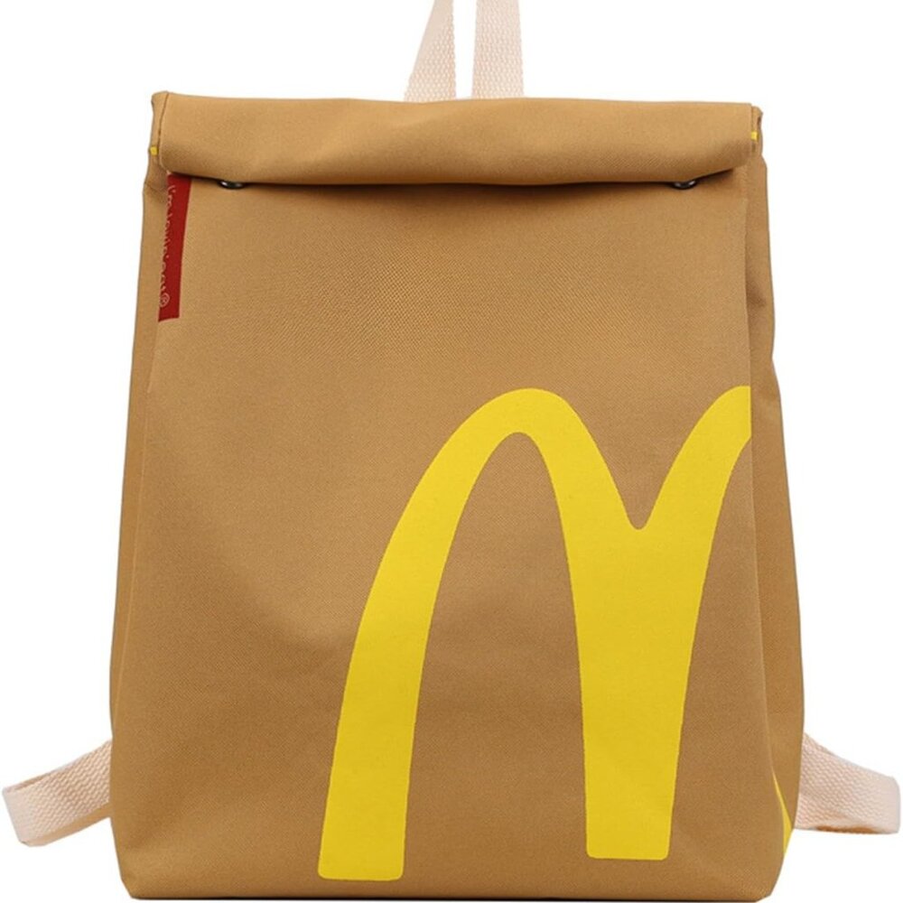 McDonald’s Backpack Lightweight Knapsack Crossbody Bag for Men & Women